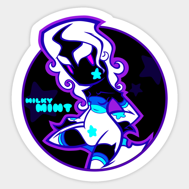 Milky Mint  Orb Sticker by RebelTaxi